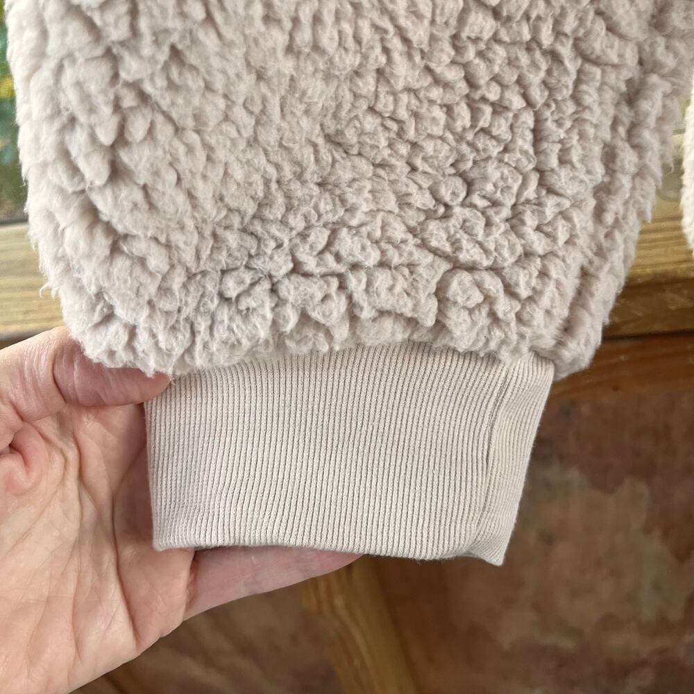 Victoria's Secret On Point Women's Zip Front Teddy Jacket Beige Size L - Picture 7 of 10